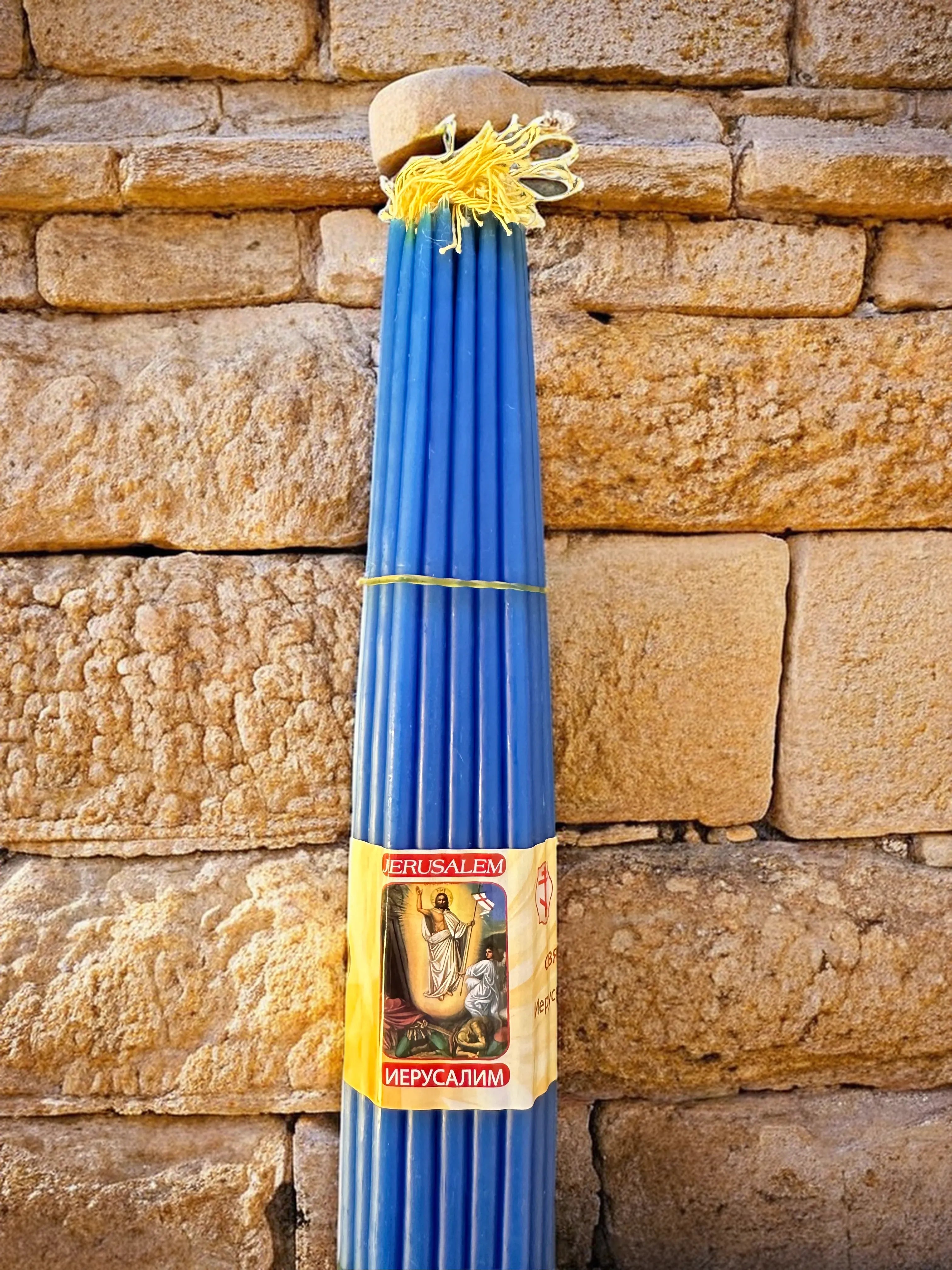 Pachet complet 5 seturi de lumânări din Ierusalim (165 lumânări) | Trandafir, Nard, Smirnă, Mosc și Gardenie