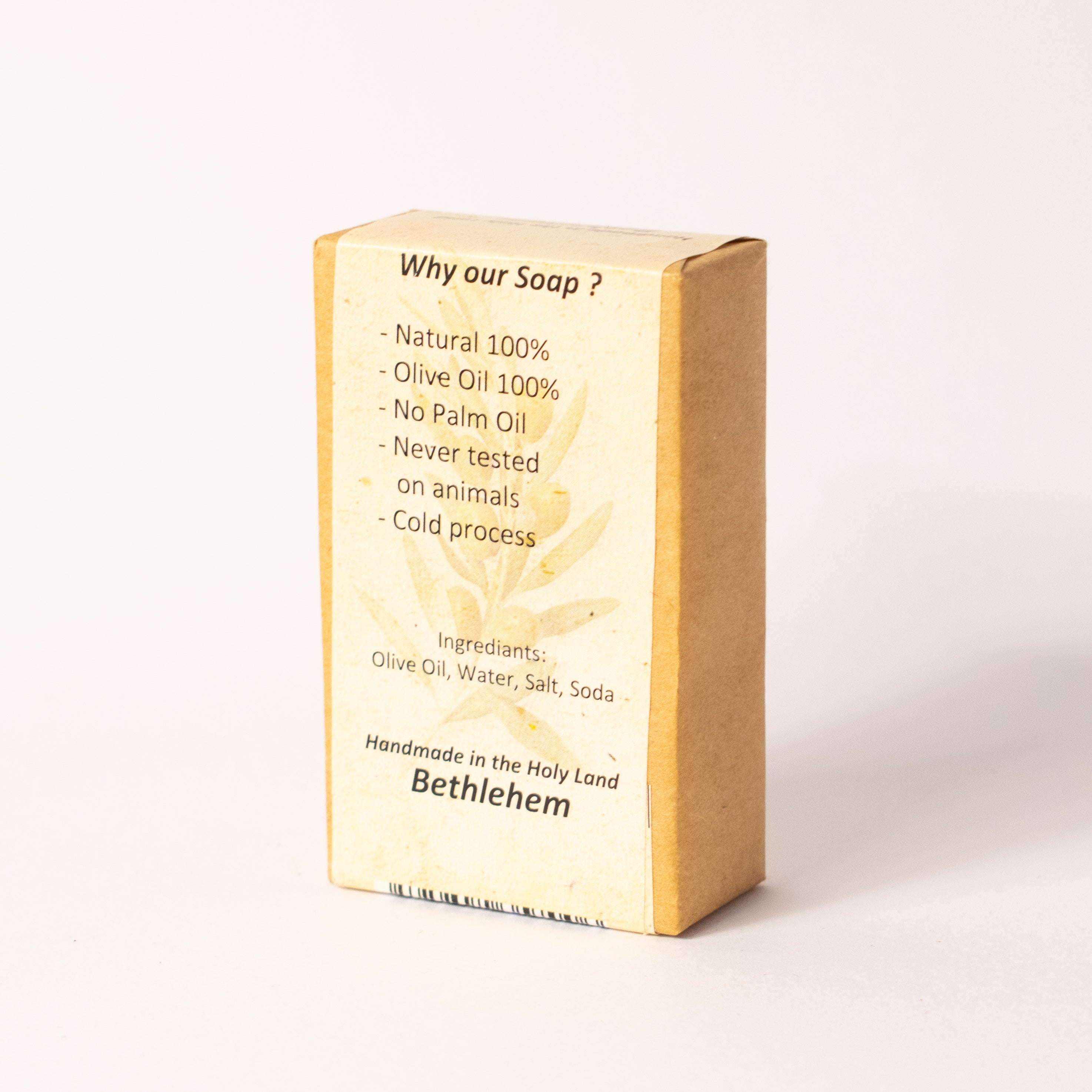 Săpun Artizanal cu Ulei de Măsline 100% natural – produs în Betleem, Țara Sfântă 85 g