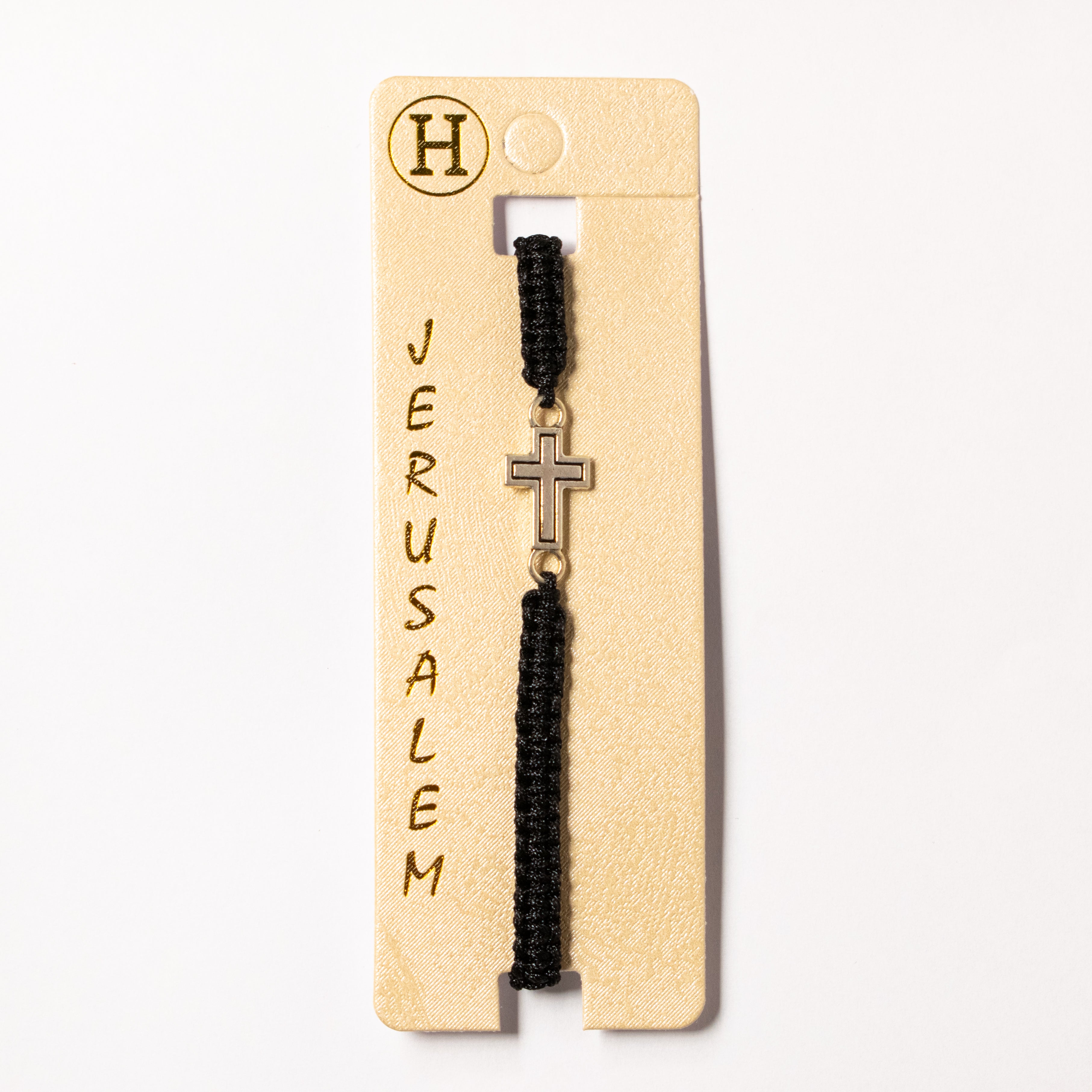 Brățară cu Cruciuliță Argintie – Armonie, Pace și Lumină - Ierusalim