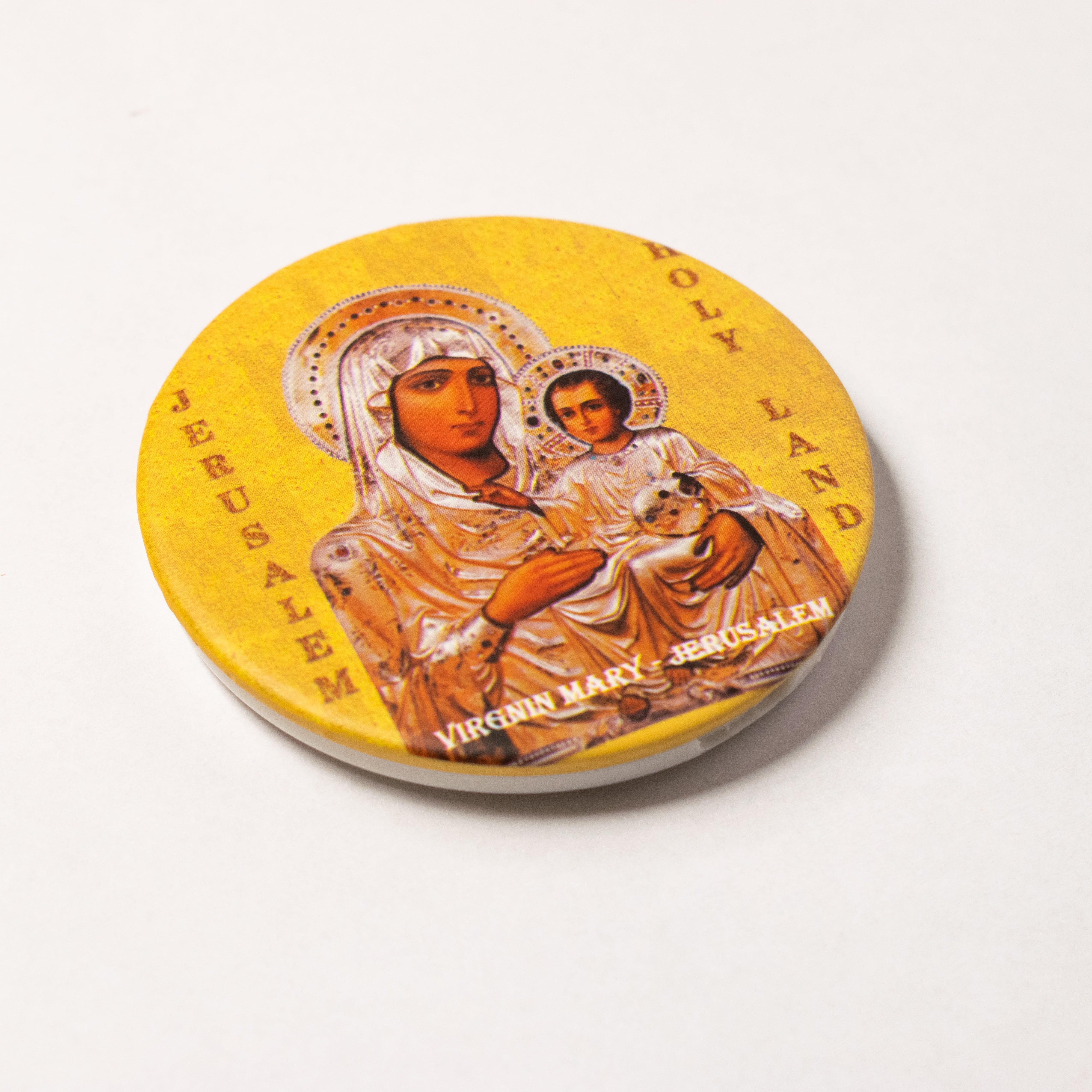 Oglindă Maica Domnului cu Pruncul, - din Ierusalim