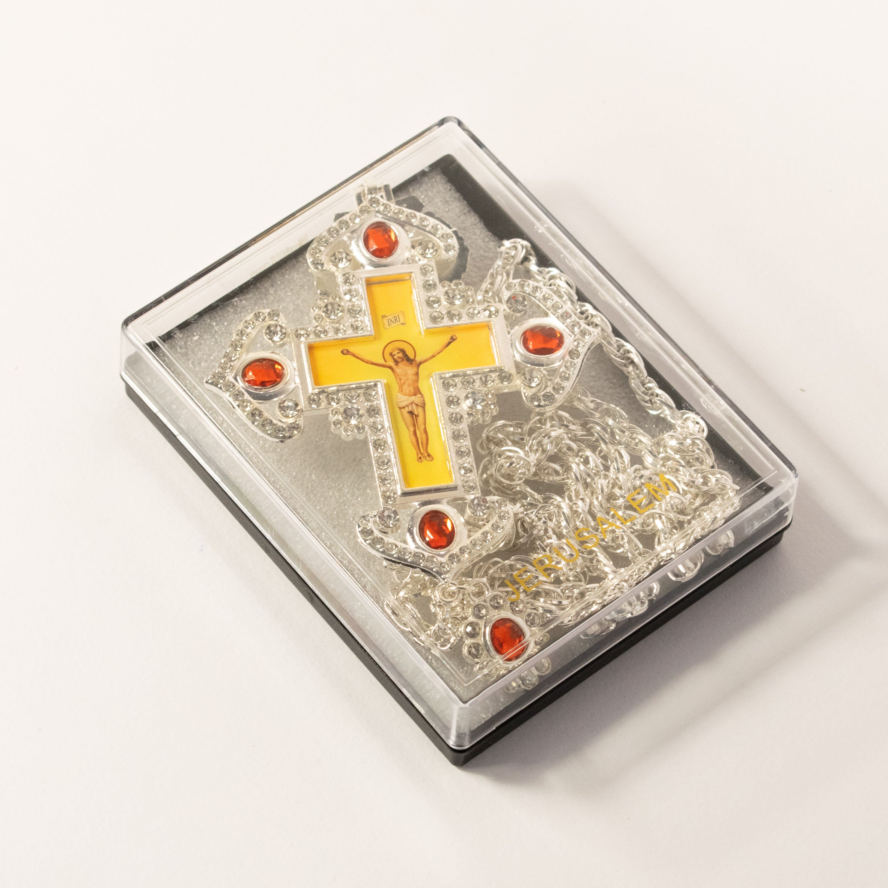 Cruce pectorală decorativă destinată purtării devoționale - Sfințită în Bethleem