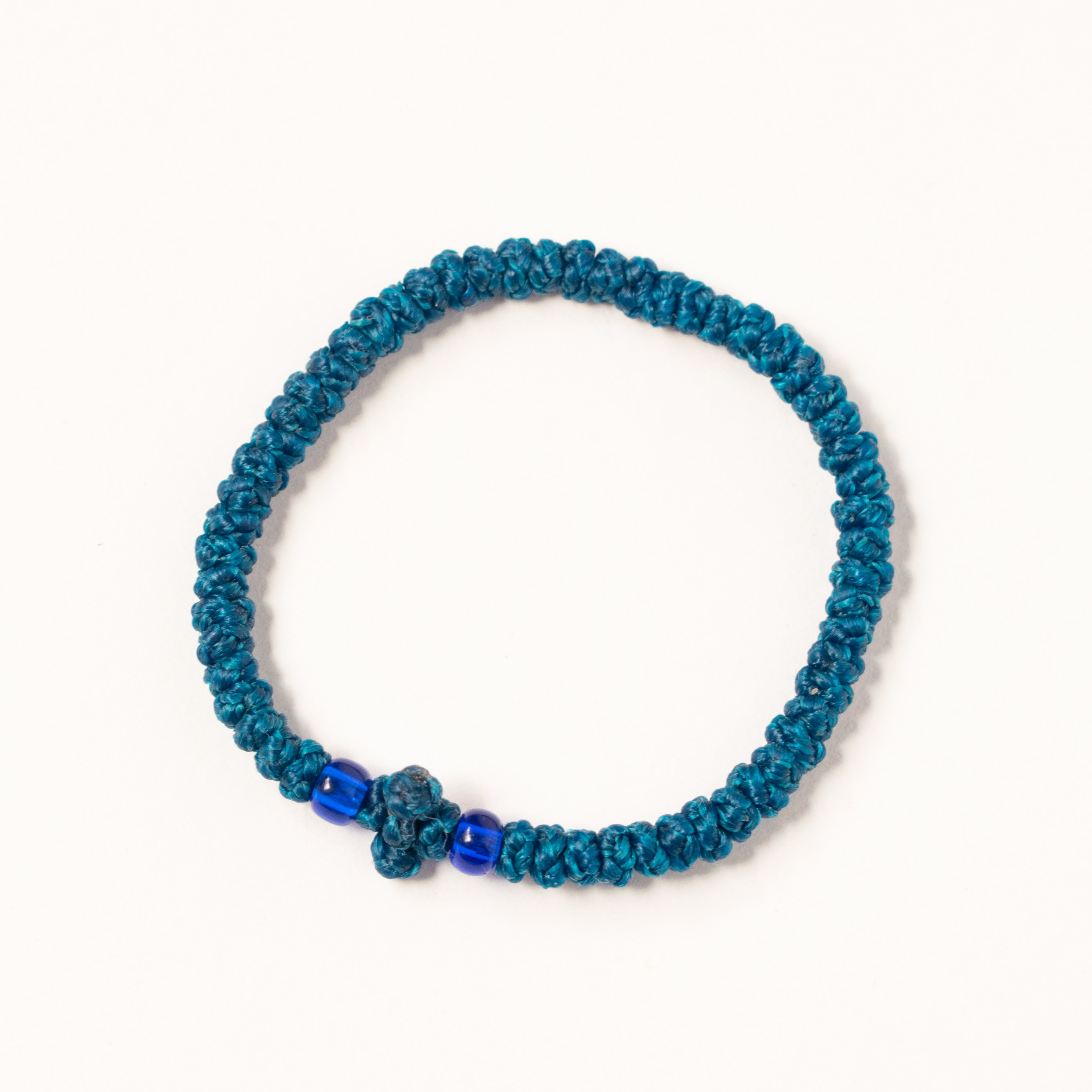 Brățară Albastru Regal Împletită – Simbol al Înțelepciunii, Păcii și Protecției