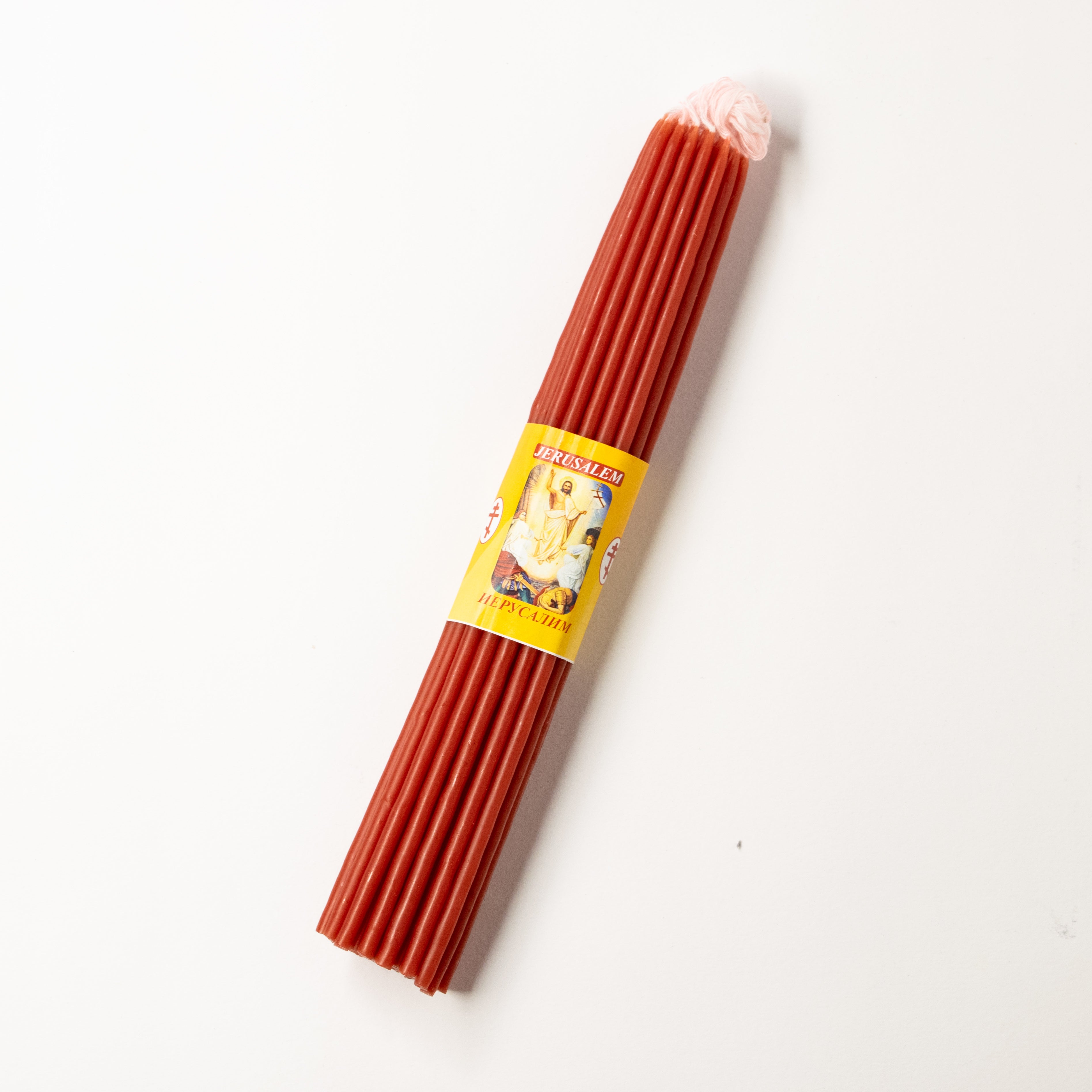 Lumânare Parfumată Trandafir din Ceară de Albine – Lumină de Rugăciune – 100g - 33 bucăți