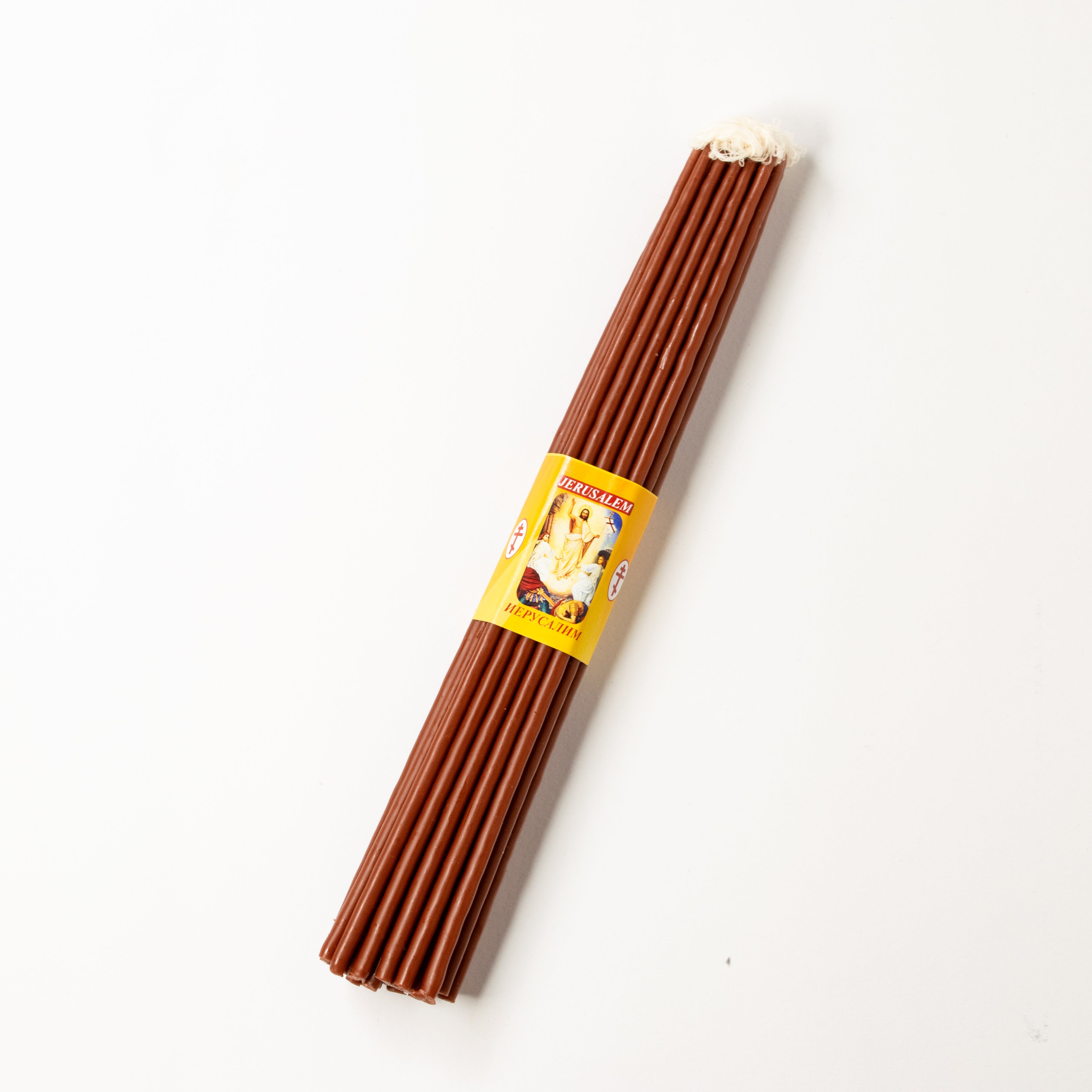 Lumânare Parfumată Mosc din Ceară de Albine – Lumină de Rugăciune – 100g - 33 bucăți