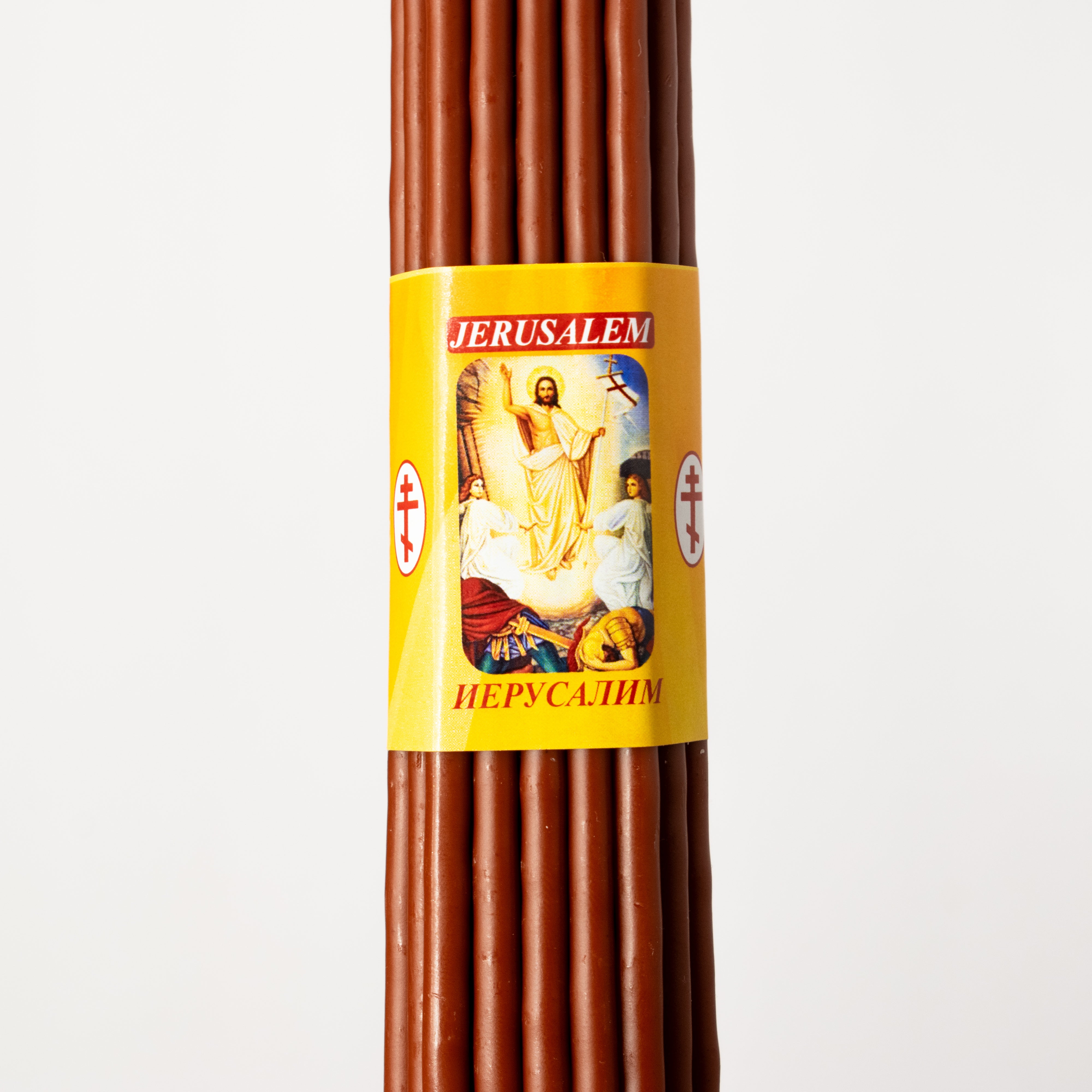 Lumânare Parfumată Mosc din Ceară de Albine – Lumină de Rugăciune – 100g - 33 bucăți