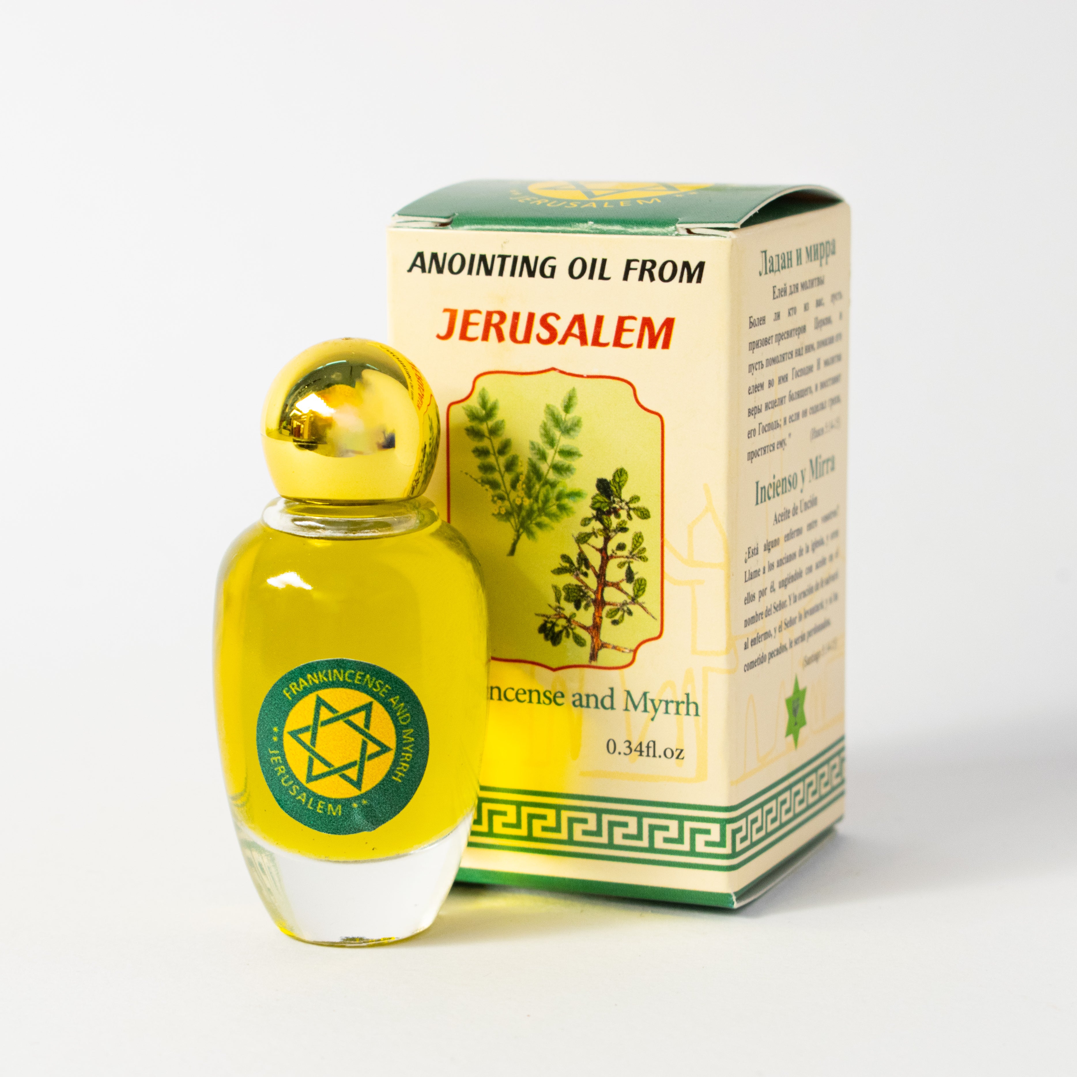 Mir de Tămâie și Smirnă – Sfințit în Ierusalim – Rugăciune, Protecție și Întărire Sufletească