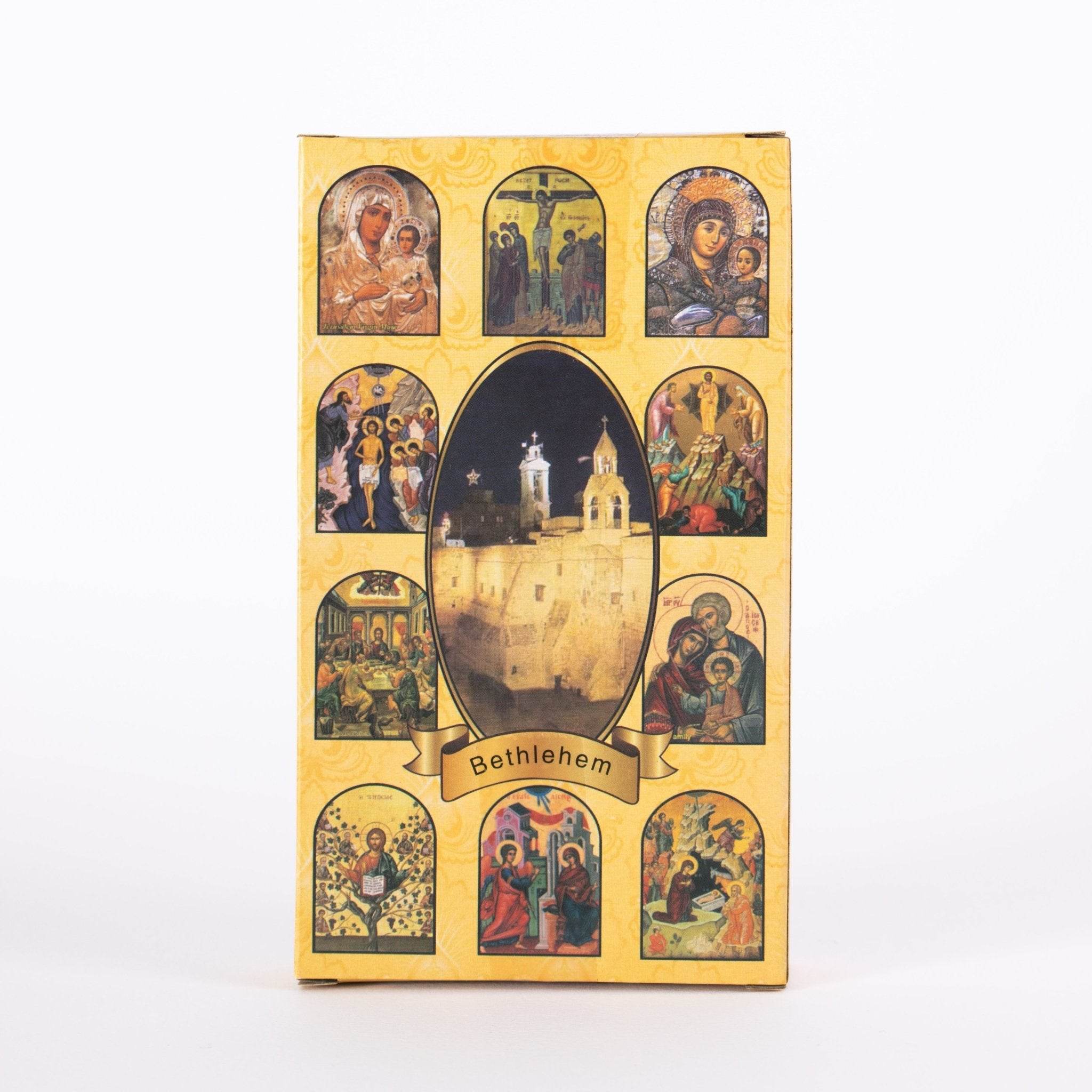 Set 4 Elemente Sfinte din Țara Sfântă + Crucifix din lemn de măslin - Din Ierusalim