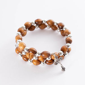 Set Aniversare Binecuvântat din Ierusalim – Cruce din lemn de măslin și Sfinte Elemente - M1 - Din Ierusalim