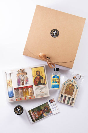 Set de Nuntă Binecuvântat din Ierusalim – Icoana Sporul Casei și Sfinte Elemente - M2 - Din Ierusalim