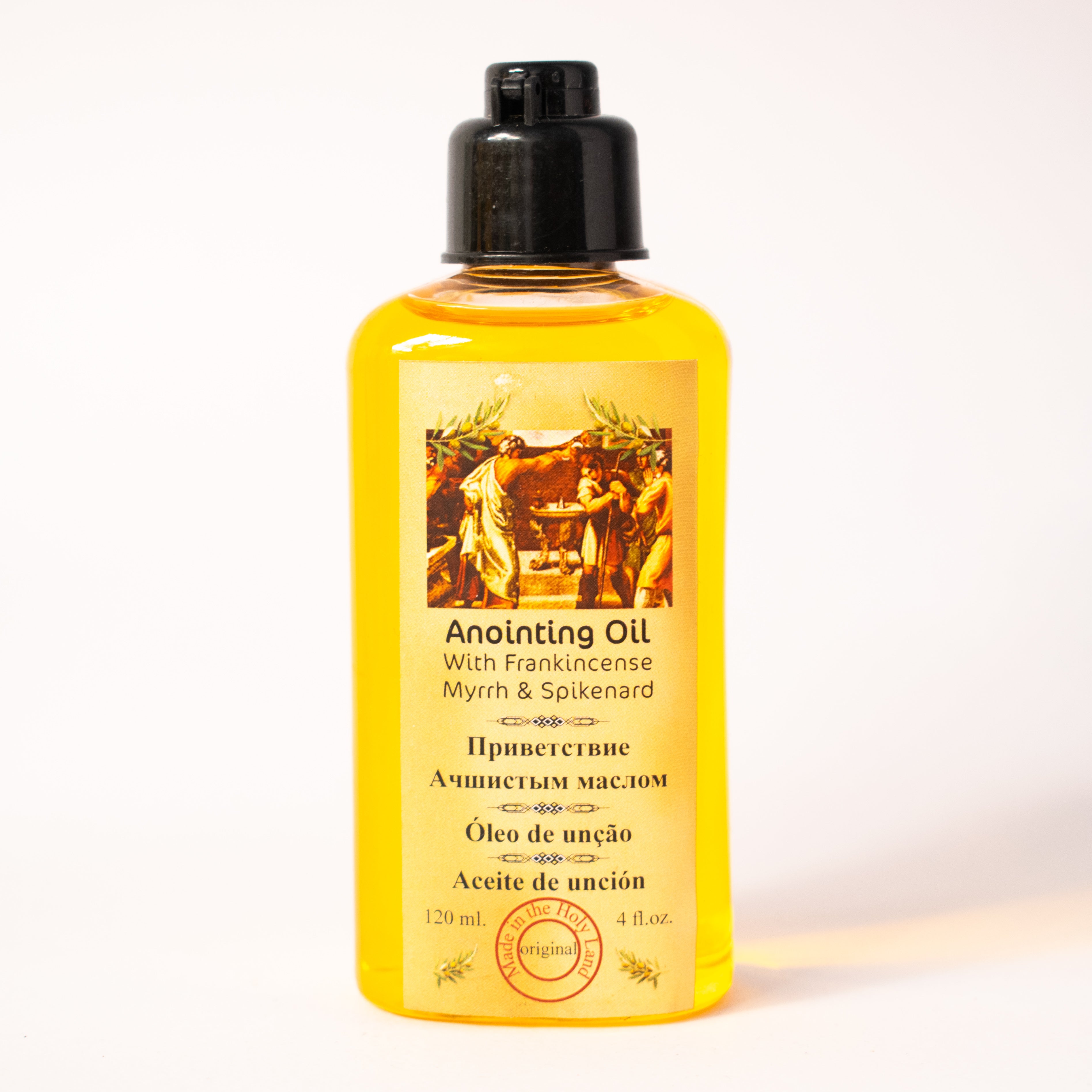 Ulei Premium Parfumat de Ungere cu Smirnă, Tămâie și Nard 120 ml– Țara Sfântă