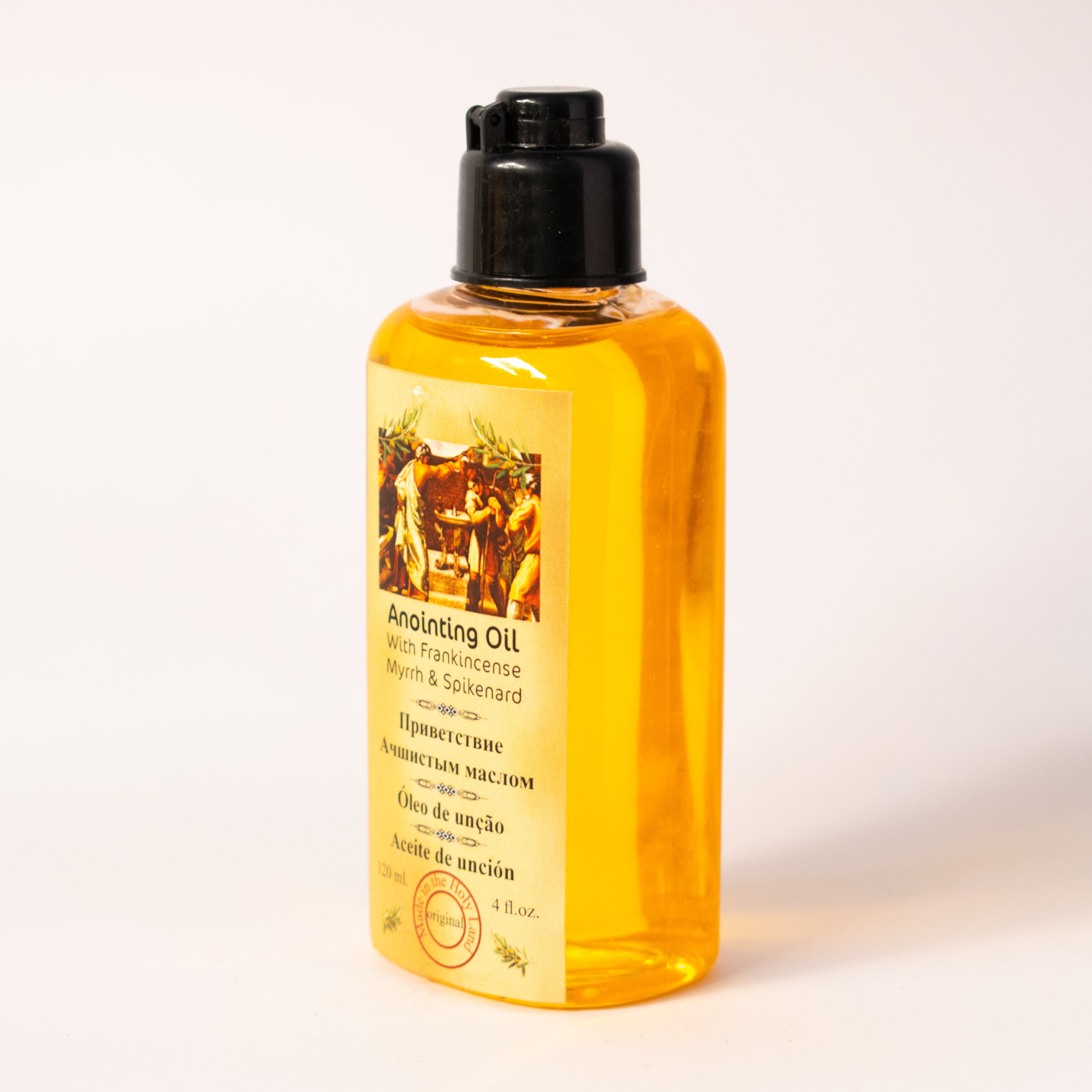 Ulei Premium Parfumat de Ungere cu Smirnă, Tămâie și Nard 120 ml– Țara Sfântă