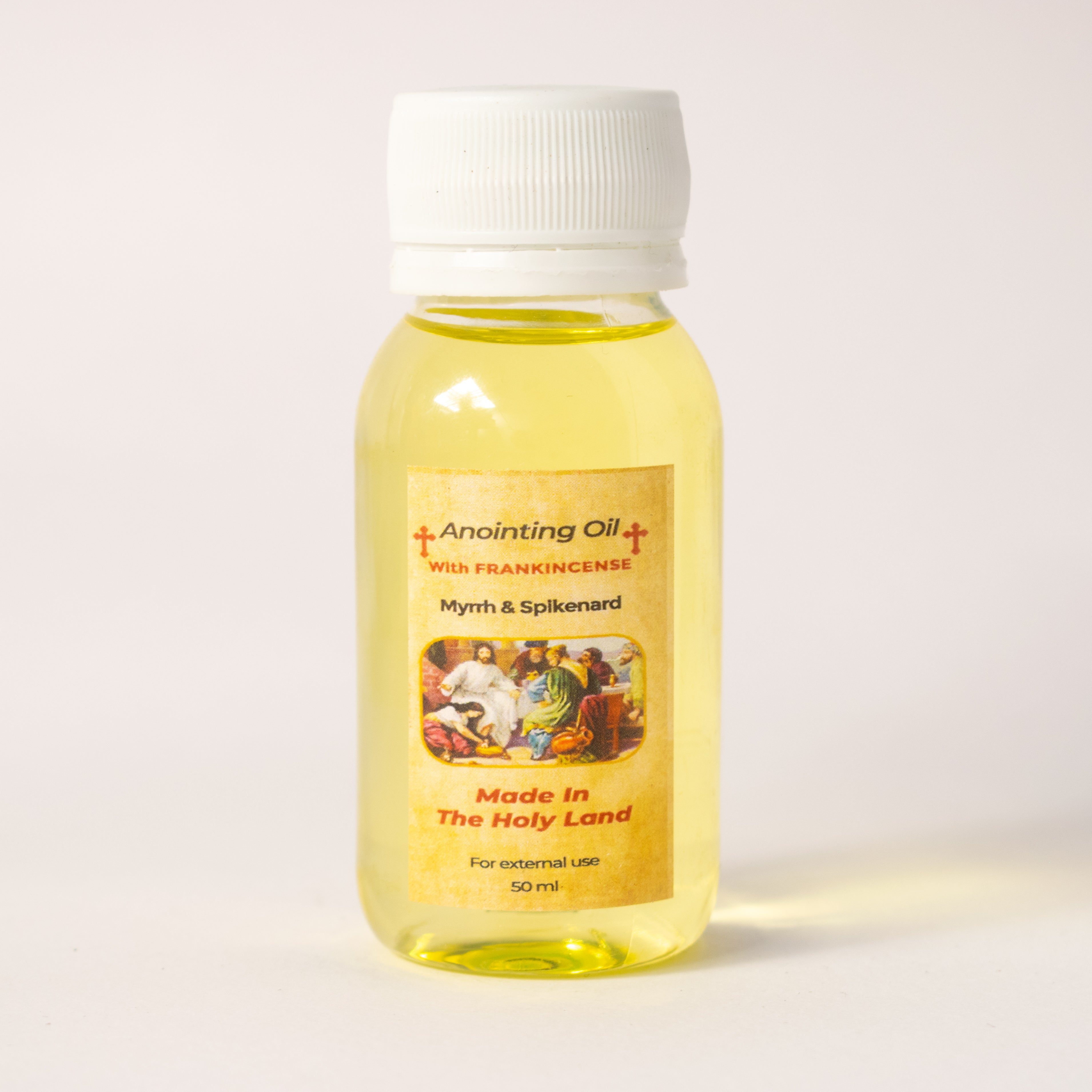 Ulei Premium Parfumat de Ungere cu Tămâie, Smirnă și Nard 50 ml – Țara Sfântă