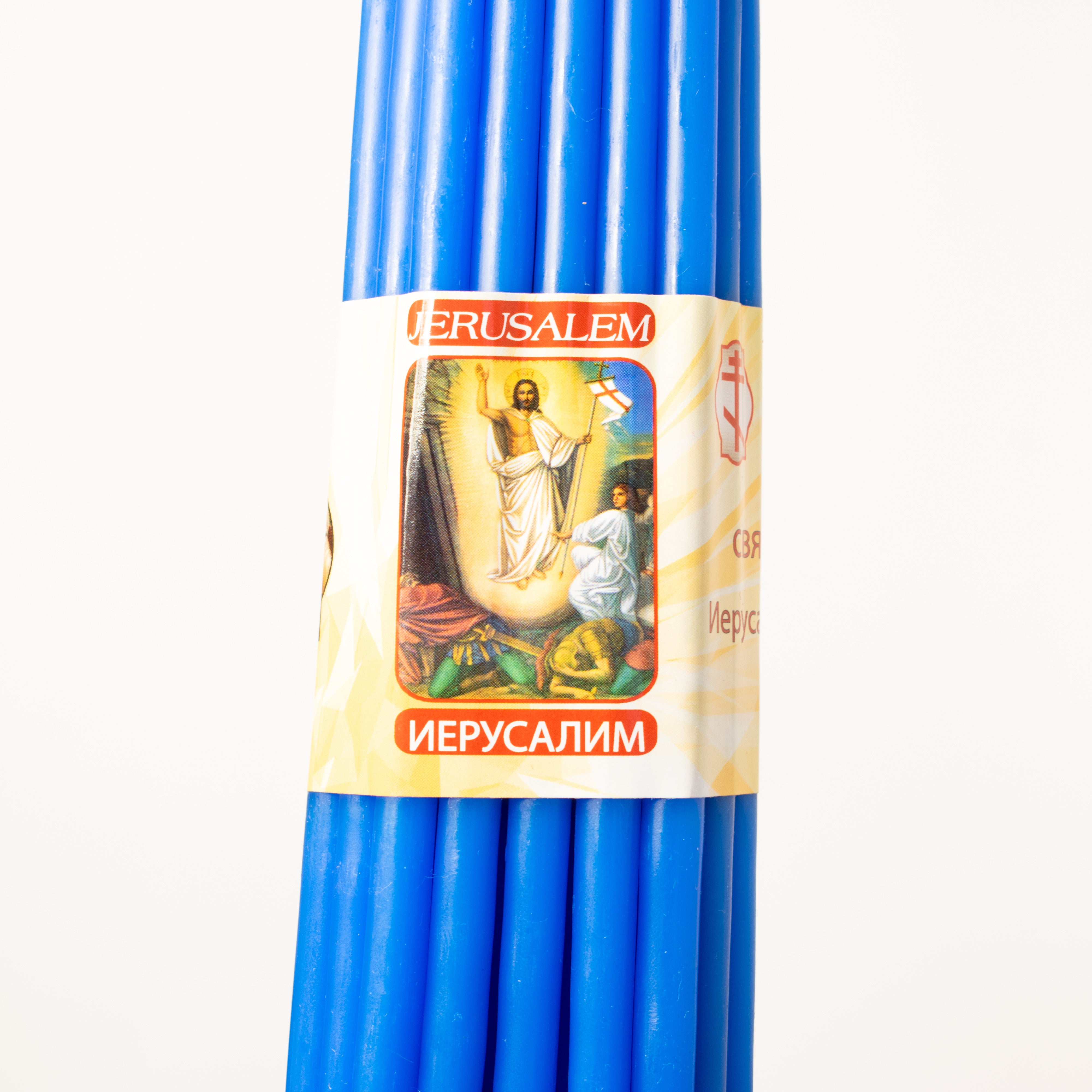 Set 33 de lumânări din Ierusalim cu parfum intens de gardenie – Pace, Protecție și Liniște sufletească