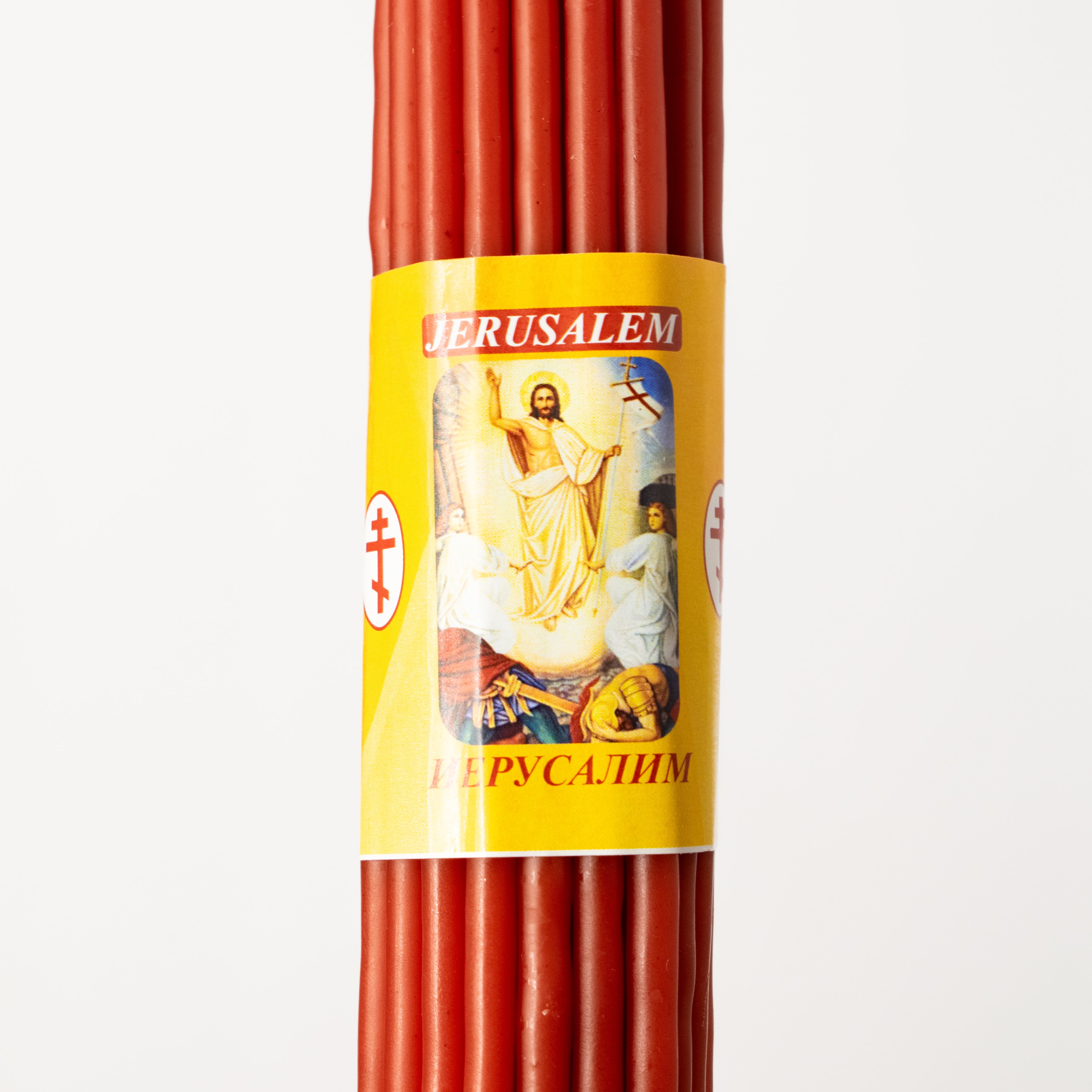 Lumânare Parfumată Trandafir din Ceară de Albine – Lumină de Rugăciune – 100g - 33 bucăți