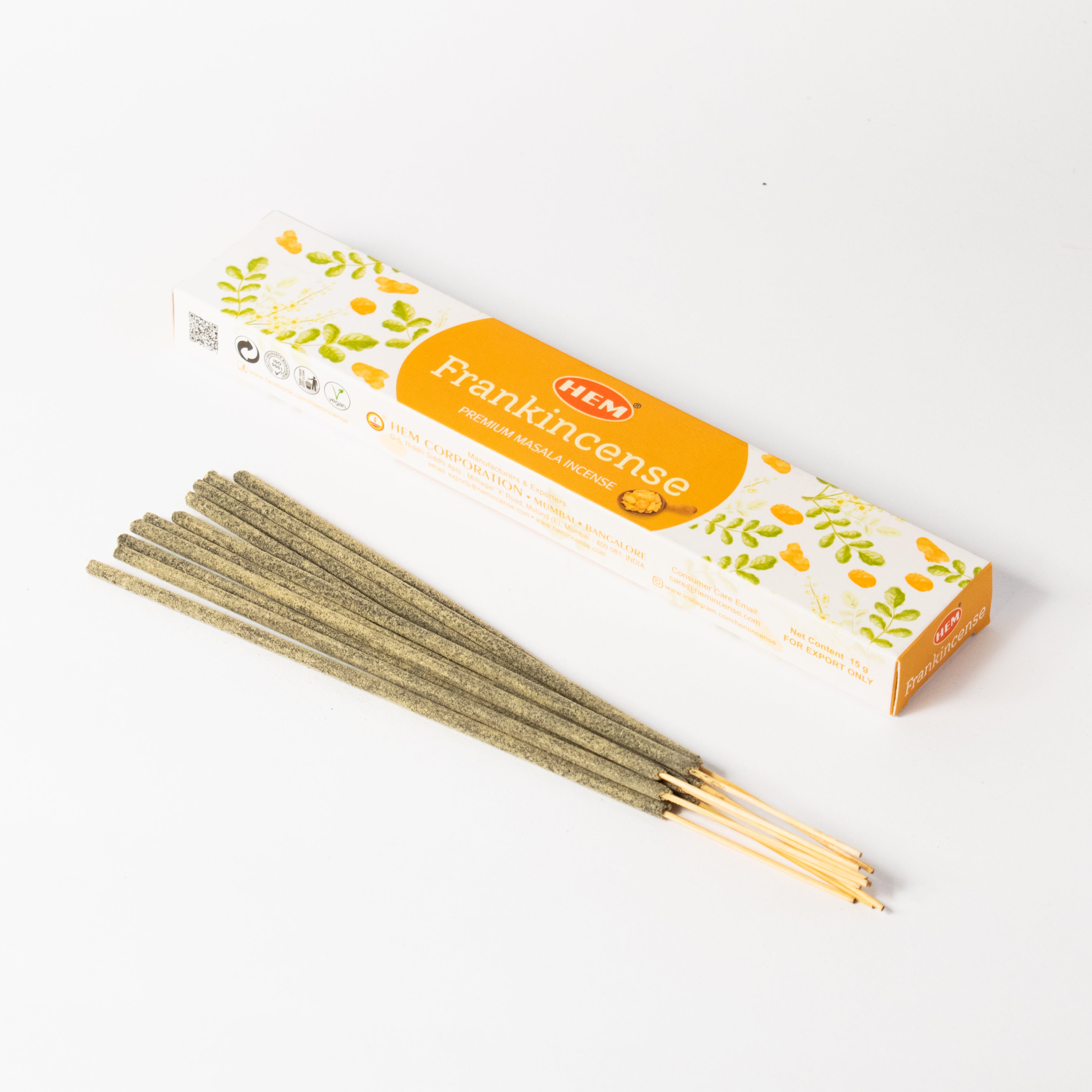 Bețișoare parfumate cu tămâie – Aromă caldă pentru liniște și reculegere - 10 bucăți in pachet